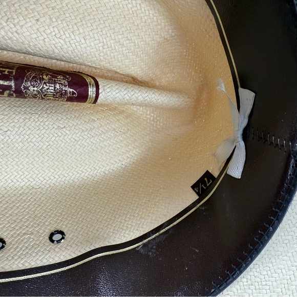 Stetson John B Stetson  cowboy hat genuine shantung 7x  7 1/4 - Picture 7 of 7